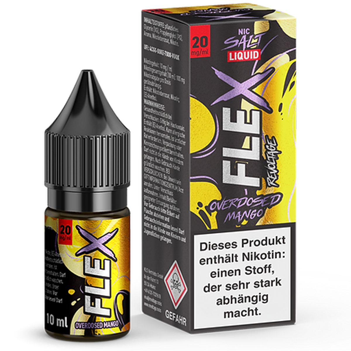 Revoltage - FLEX - Overdosed Mango - Nikotinsalz Liquid