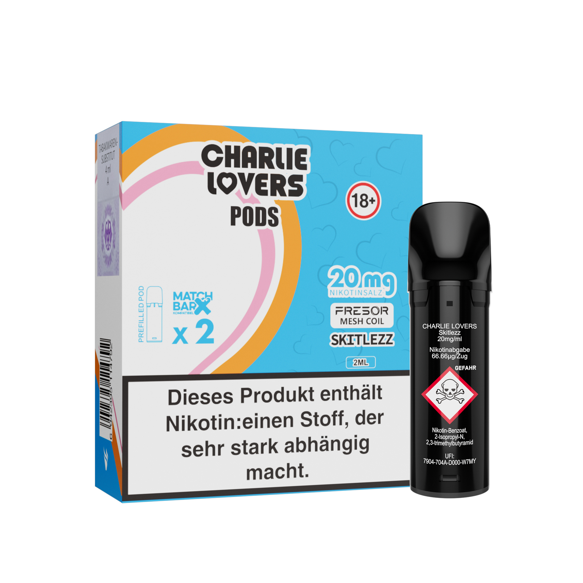 Charlie Lovers Charlie Lovers MESH Pods - SKITLEZZ - 2St - (Elfa Kompatibel)