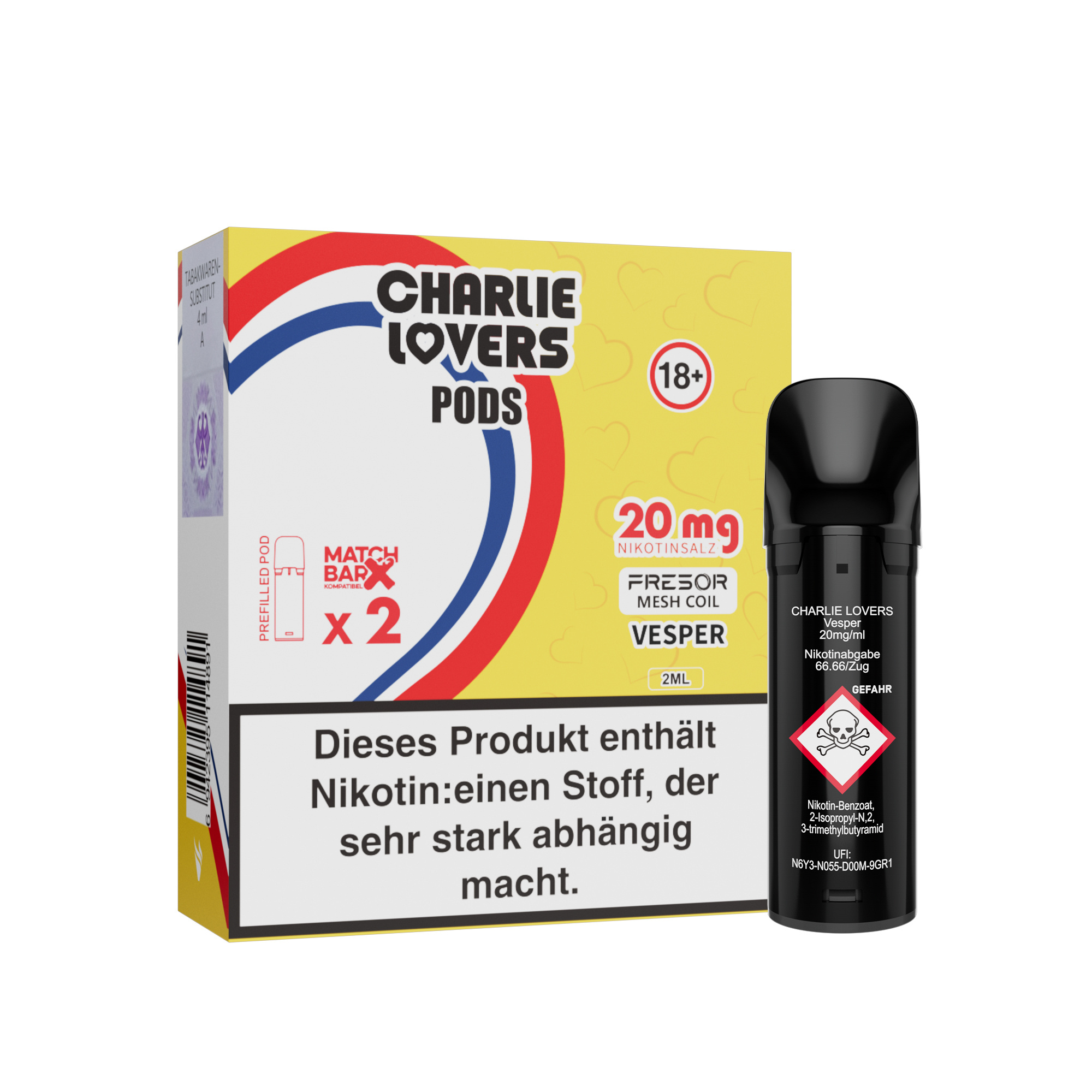 Charlie Lovers Charlie Lovers Pods - MESH VESPER - 2St - (Elfa Kompatibel)