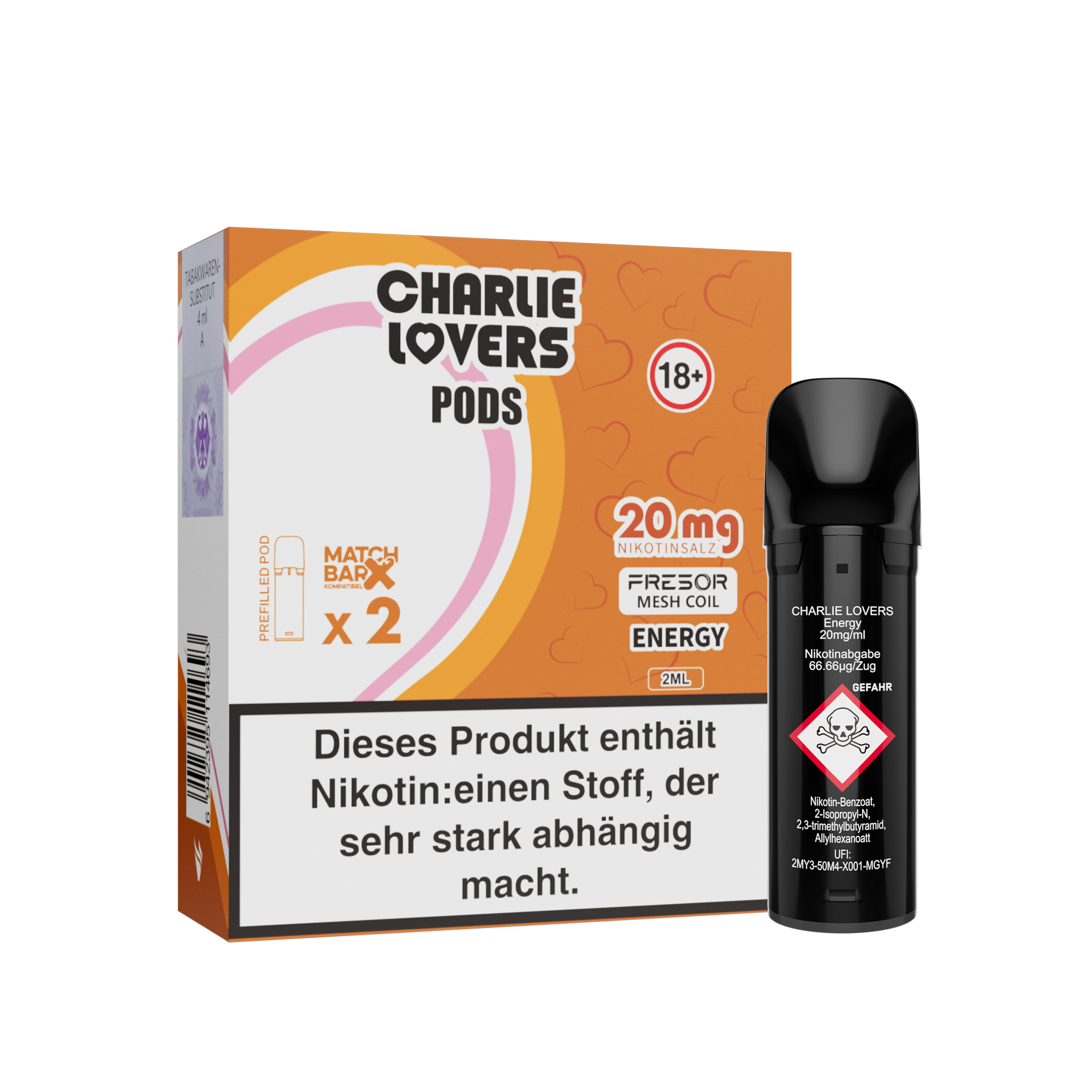 Charlie Lovers MESH Pods - ENERGY - 2St - (Elfa Kompatibel)