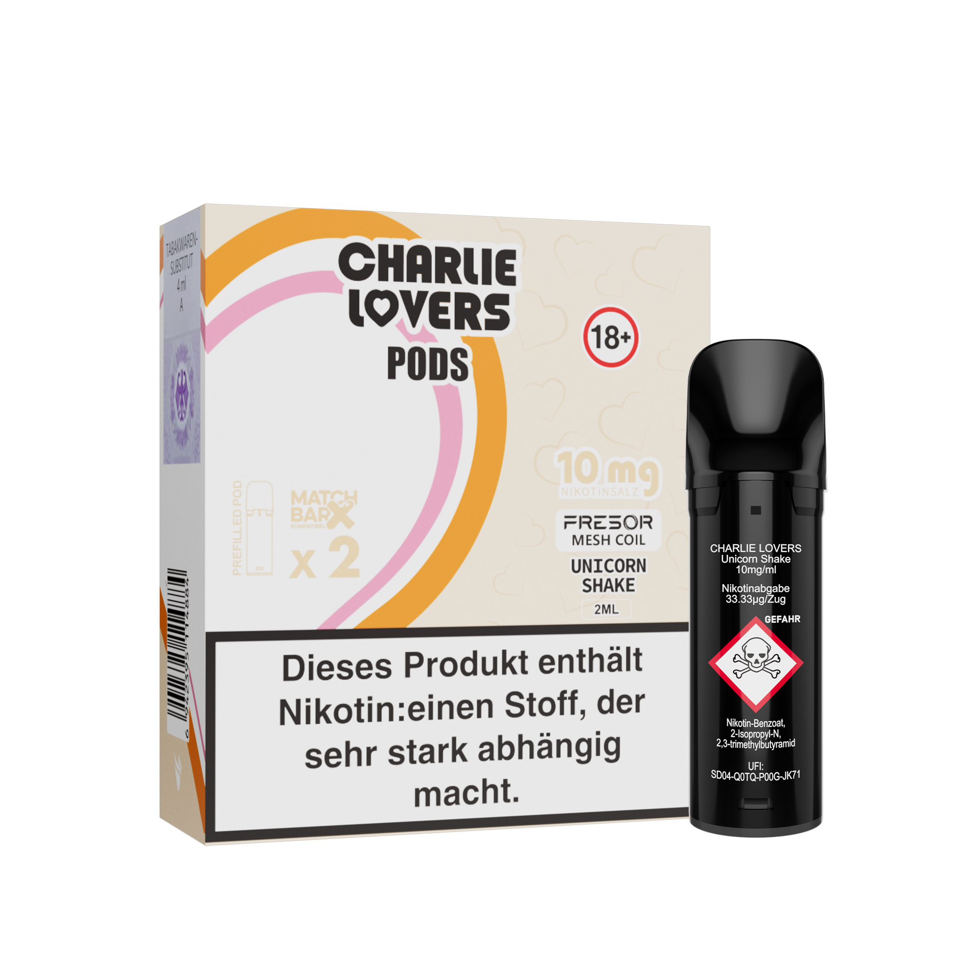 Charlie Lovers Charlie Lovers MESH Pods - UNICORN SHAKE - 2St - (Elfa Kompatibel)
