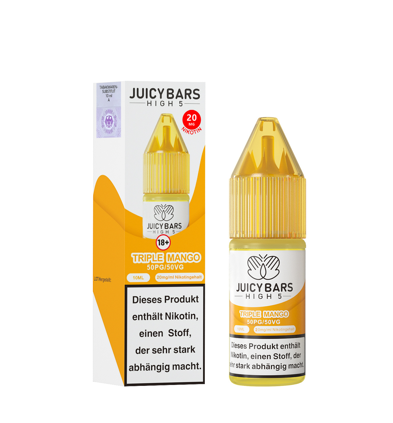 Juicy Bars High 5 Nic Salt - Triple Mango