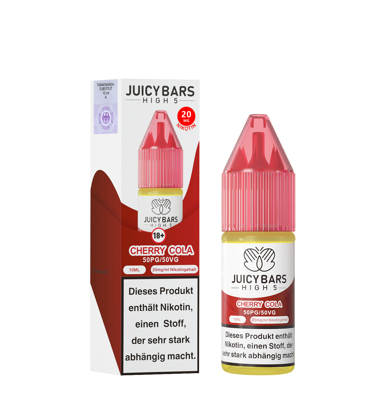 Juicy Bars High 5 Nic Salt kaufen – Cherry Cola