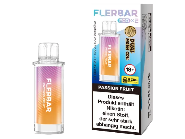 Flerbar POD - Passion Fruit - 2Pcs