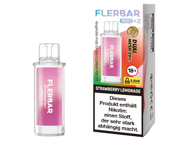 Flerbar POD - Strawberry Lemonade - 2Pcs