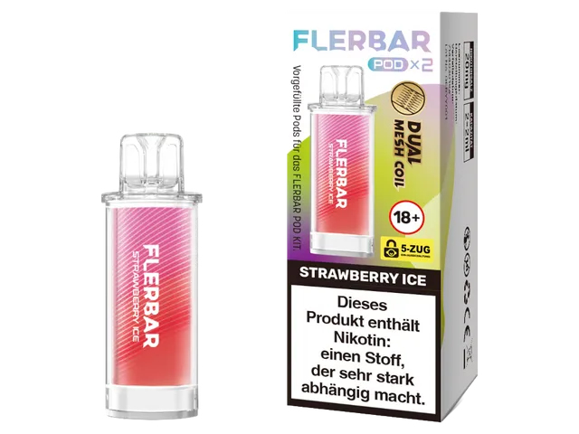 Flerbar POD - Strawberry Ice - 2Pcs