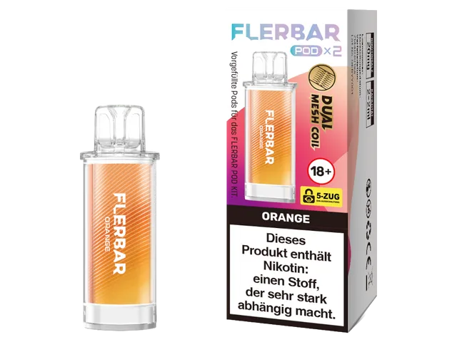 Flerbar POD - Orange - 2Pcs