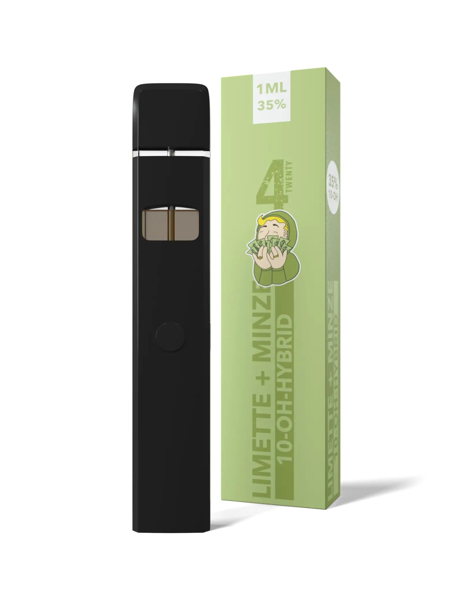 4Twenty - 10-OH Hybrid Vape - Limette & Minze -35% 10-OH