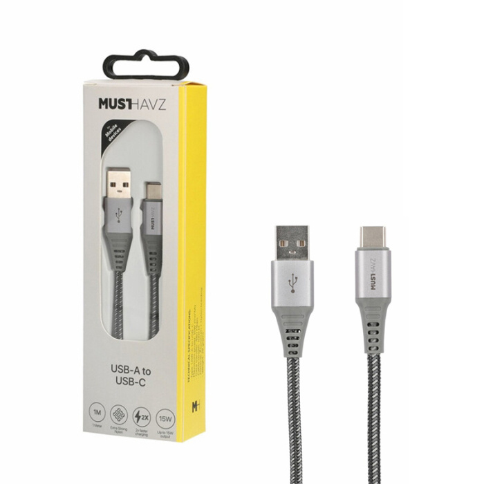 USB A to USB C Ladegerät - 1M