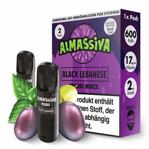 Al Massiva Al Massiva - Prefilled Pods (2 pcs) - Black Lebanese