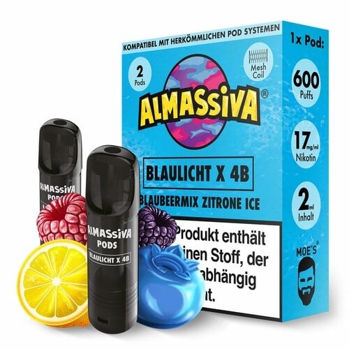 Al Massiva Al Massiva - Prefilled Pods (2 pcs) - Blaulicht X 4B