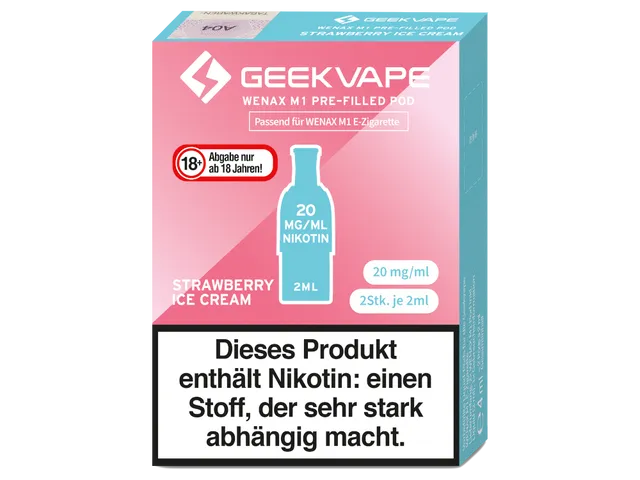 GeekVape Wenax M1 Pod - Strawberry Ice - 2Pcs