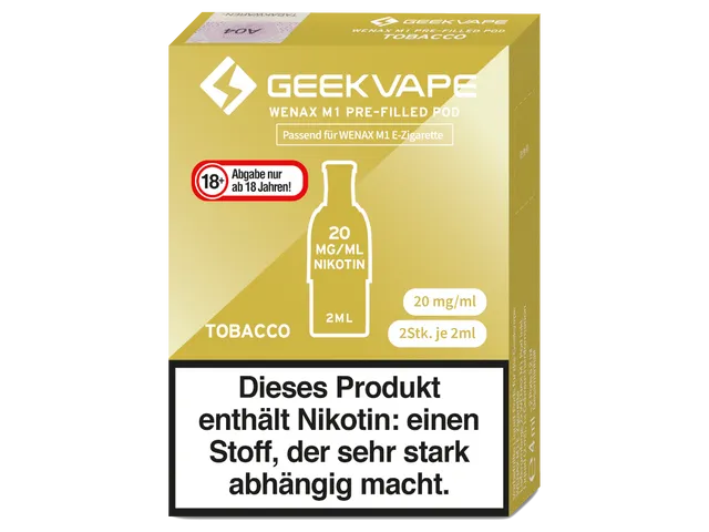 GeekVape Wenax M1 Pod - Tobacco - 2Pcs