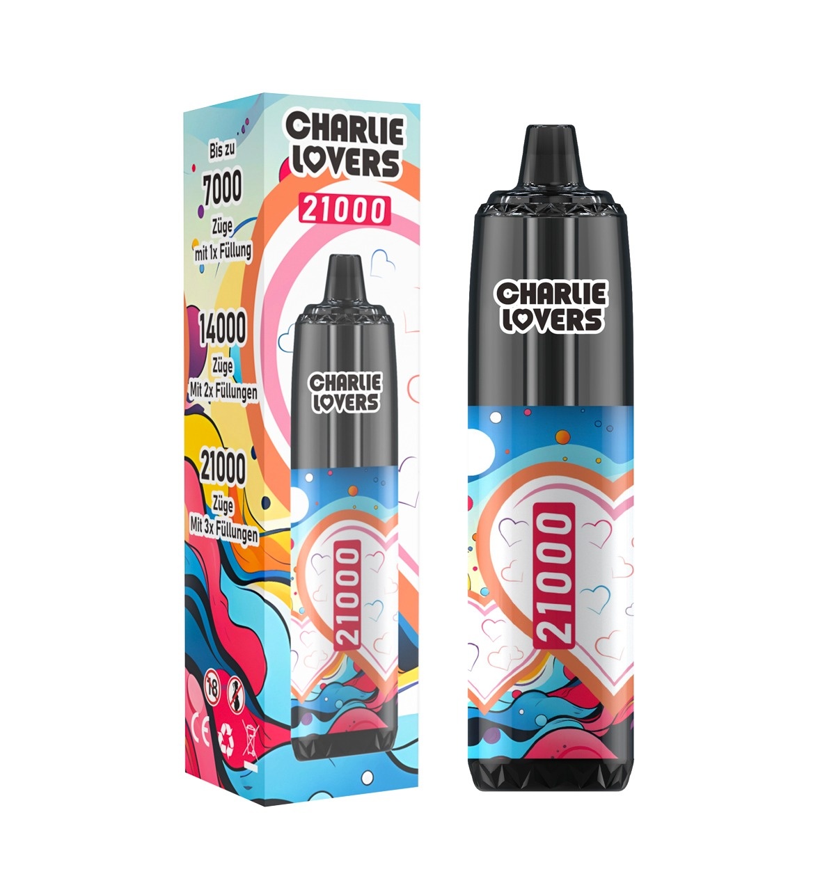 Charlie Lovers Charlie Lovers 21000 PUFF - Device - 850mAh