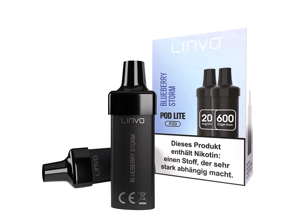 Linvo Pod Lite Prefilled Pods - Blueberry Storm - 2Pcs