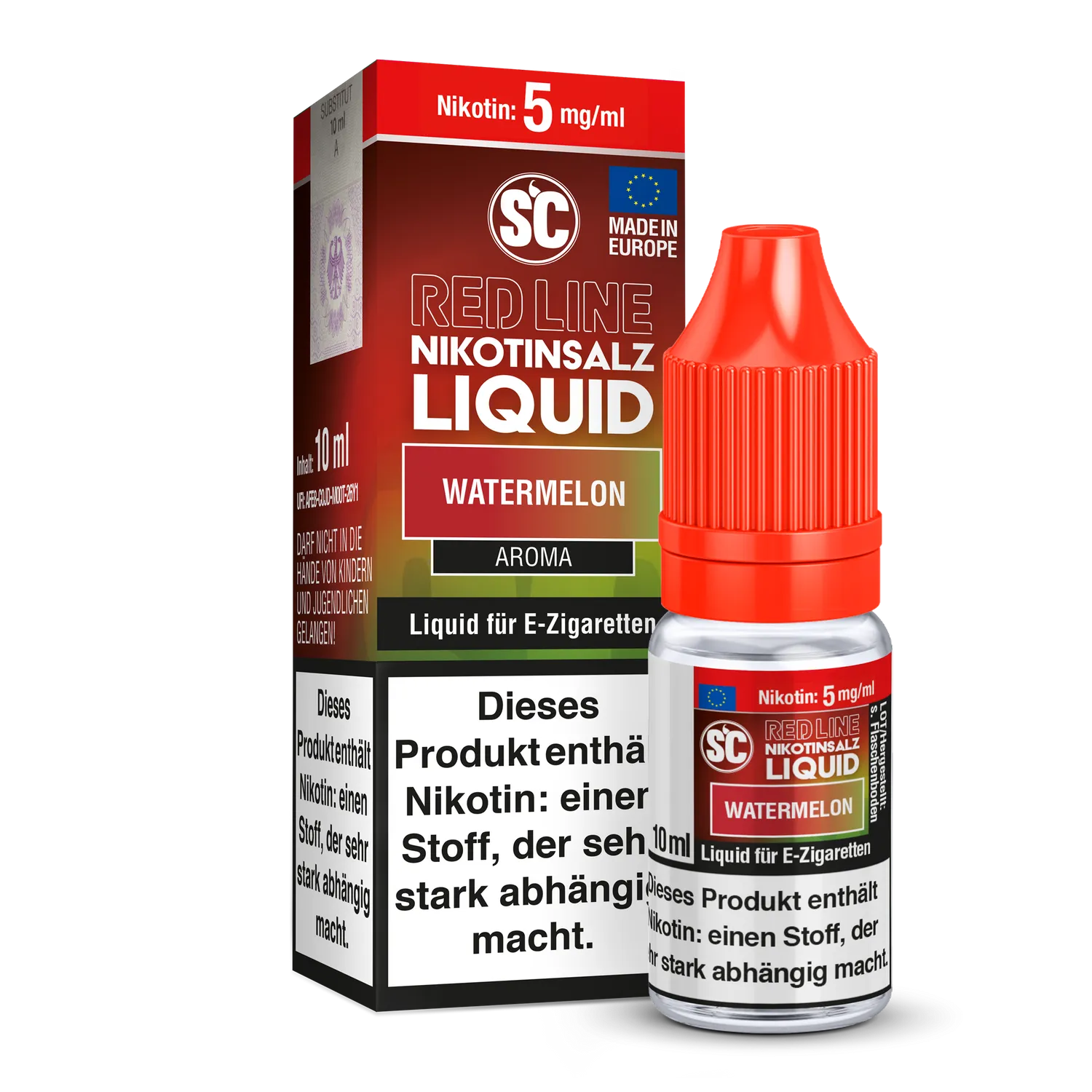 SC - Red Line - Watermelon - Nikotinsalz Liquid