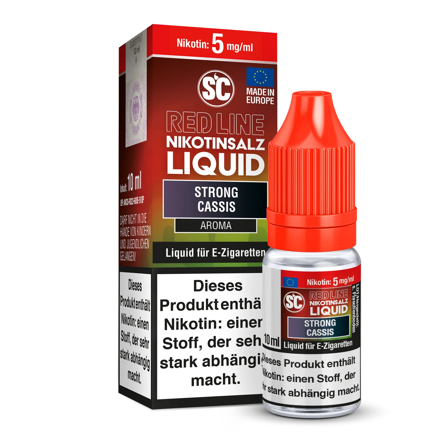 SC - Red Line - Strong Cassis - Nikotinsalz Liquid