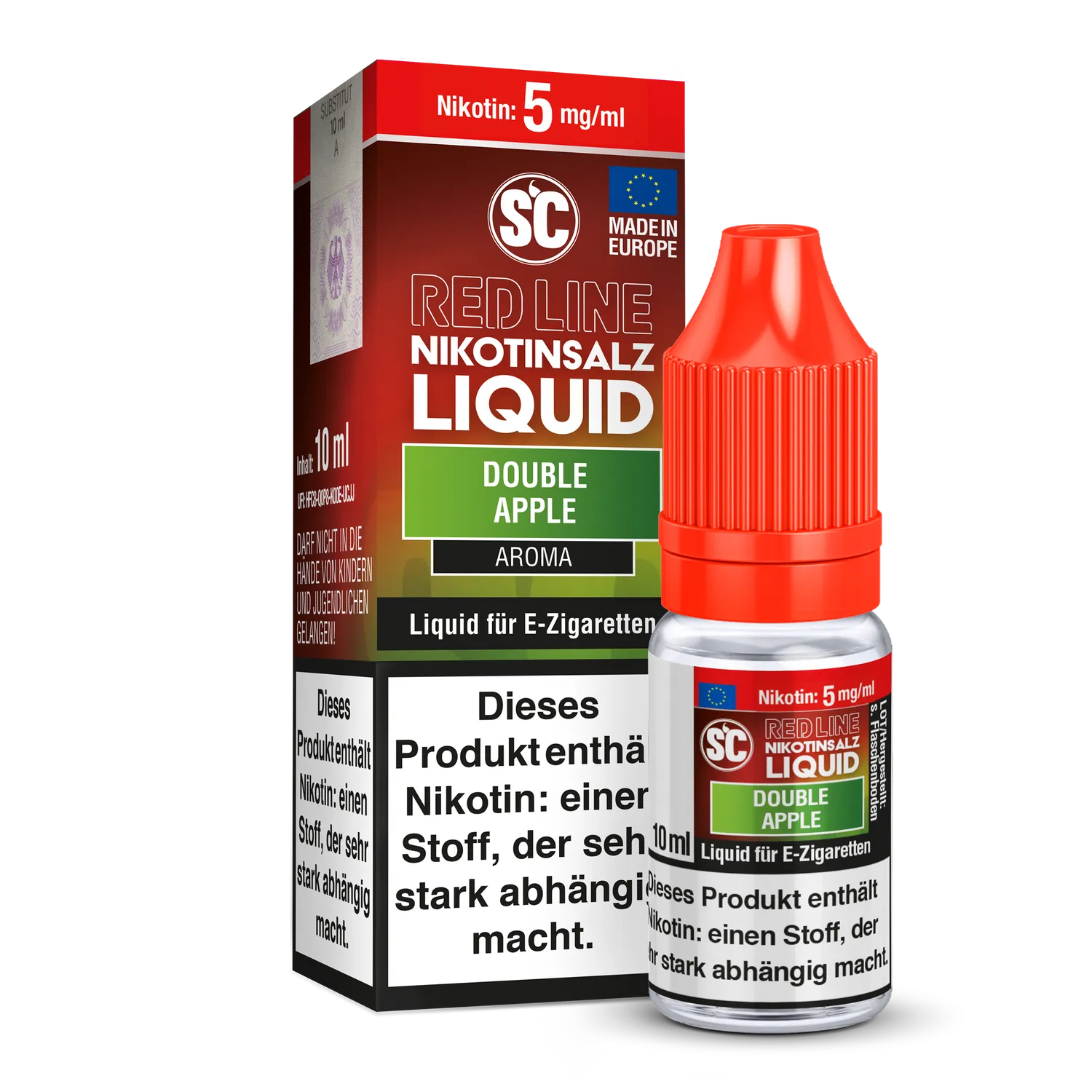 SC - Red Line - Double Apple - Nikotinsalz Liquid