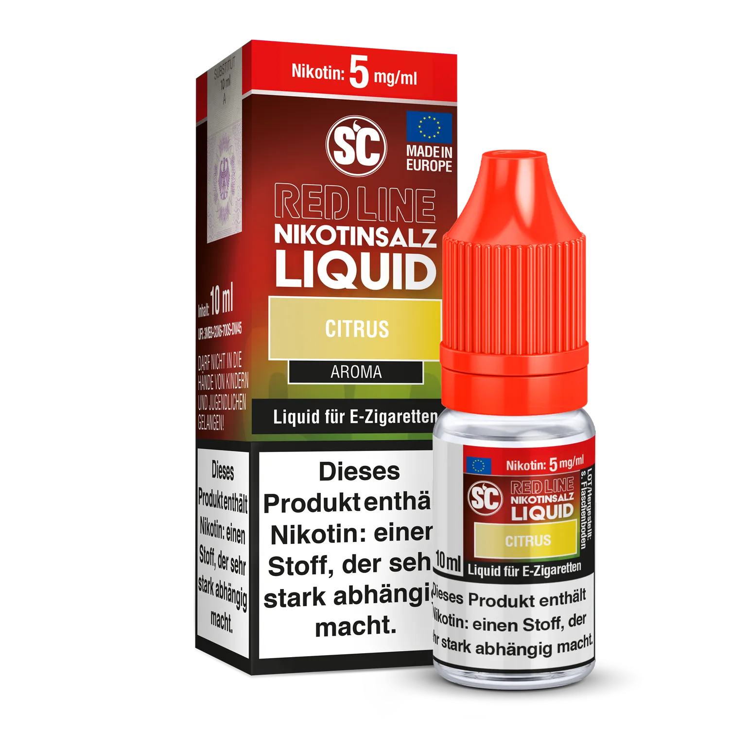 SC - Red Line - Citrus - Nikotinsalz Liquid
