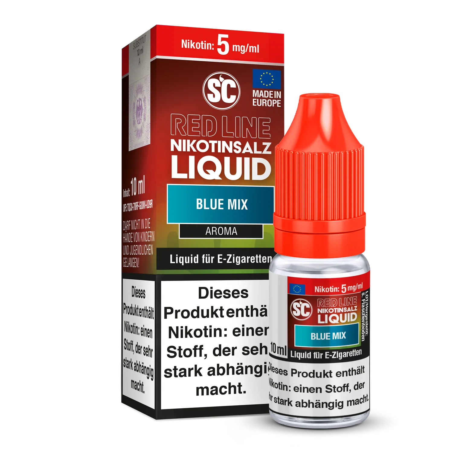 SC - Red Line - Blue Mix - Nikotinsalz Liquid