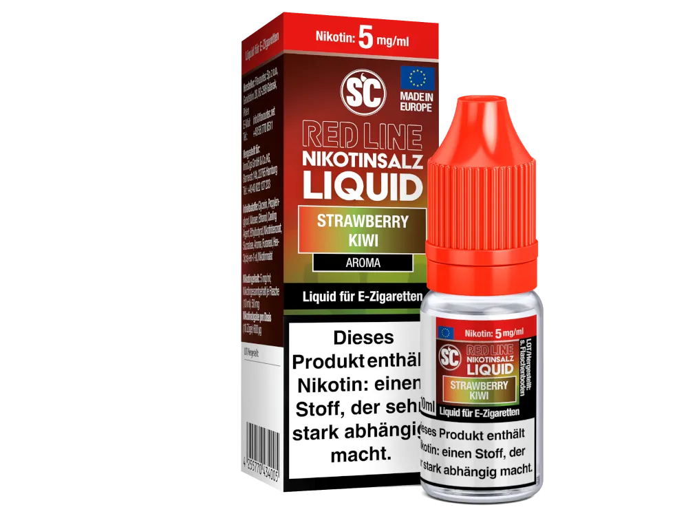 SC - Red Line - Strawberry Kiwi - Nikotinsalz Liquid