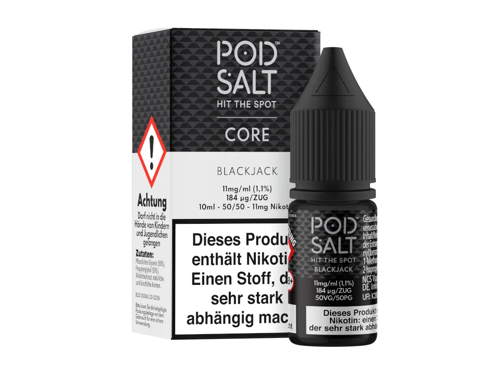 Pod Salt Core - Blackjack - Nikotinsalz Liquid