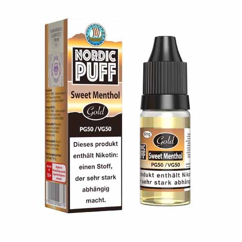 Nordic Puff Gold - Sweet Menthol