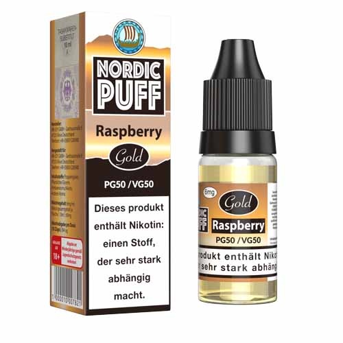 Nordic Puff Gold - Raspberry