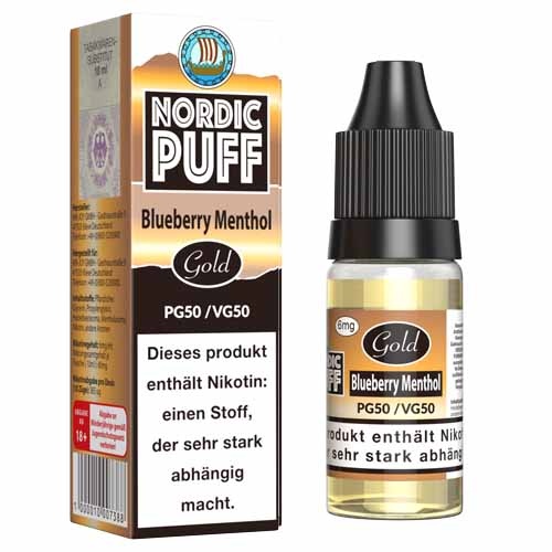Nordic Puff Gold - Blueberry Menthol