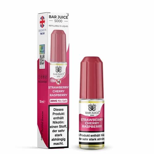 Bar Juice 5000 Bar Juice 5000 Nic Salt Strawberry Cherry Raspberry