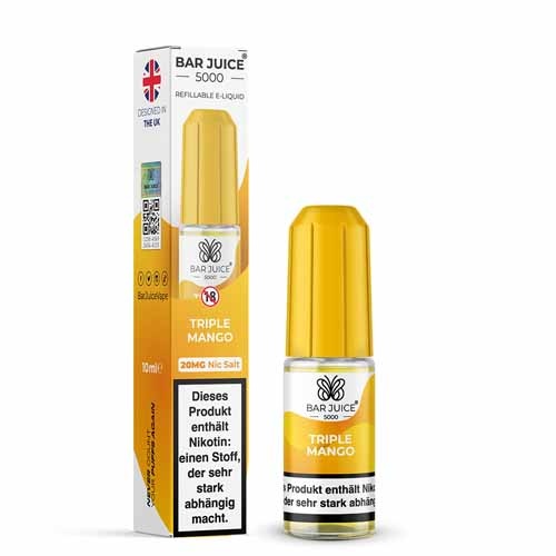 Bar Juice 5000 Nic Salt Triple Mango