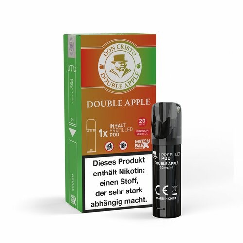 Don Cristo - Prefilled Pod - Double Apple - 20mg