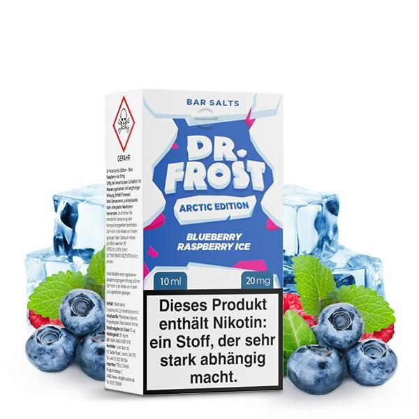 DR. FROST Arctic Edition Blueberry Raspberry Ice Nikotinsalz