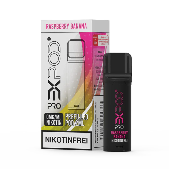 Expod Pro Pods | 1 x 2ml | Raspberry Banana (Nikotinfrei)