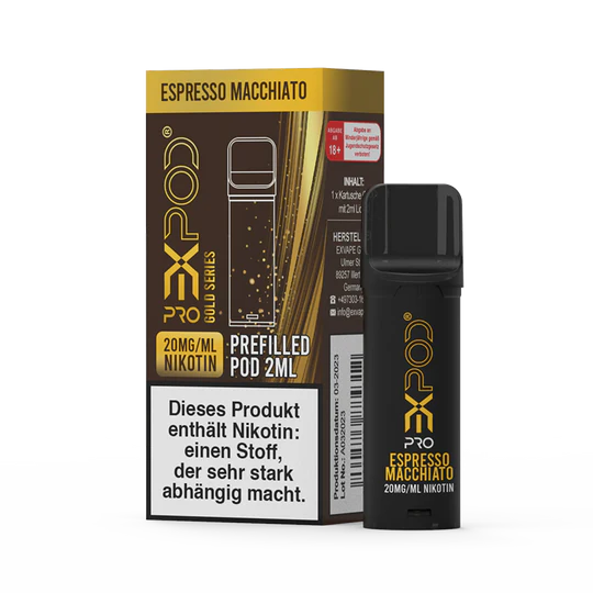 Expod Pro Pods | 1 x 2ml | Gold Series - Espresso