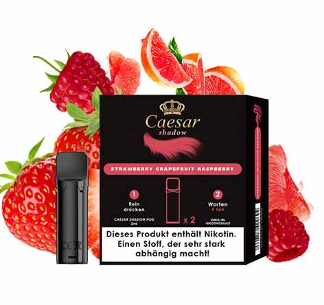 Caesar Pods | Strawberry Grapefruit Raspberry