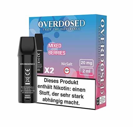 Overdosed - Prefilled Pods - Mixed Berries - 2 Stück