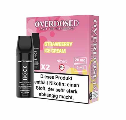 Overdosed - Prefilled Pods - Strawberry Ice Cream - 2 Stück