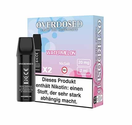 Overdosed - Prefilled Pods - Watermelon 2 Stück