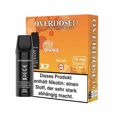 Overdosed - Prefilled Pods - Wild Orange - 2 Stück