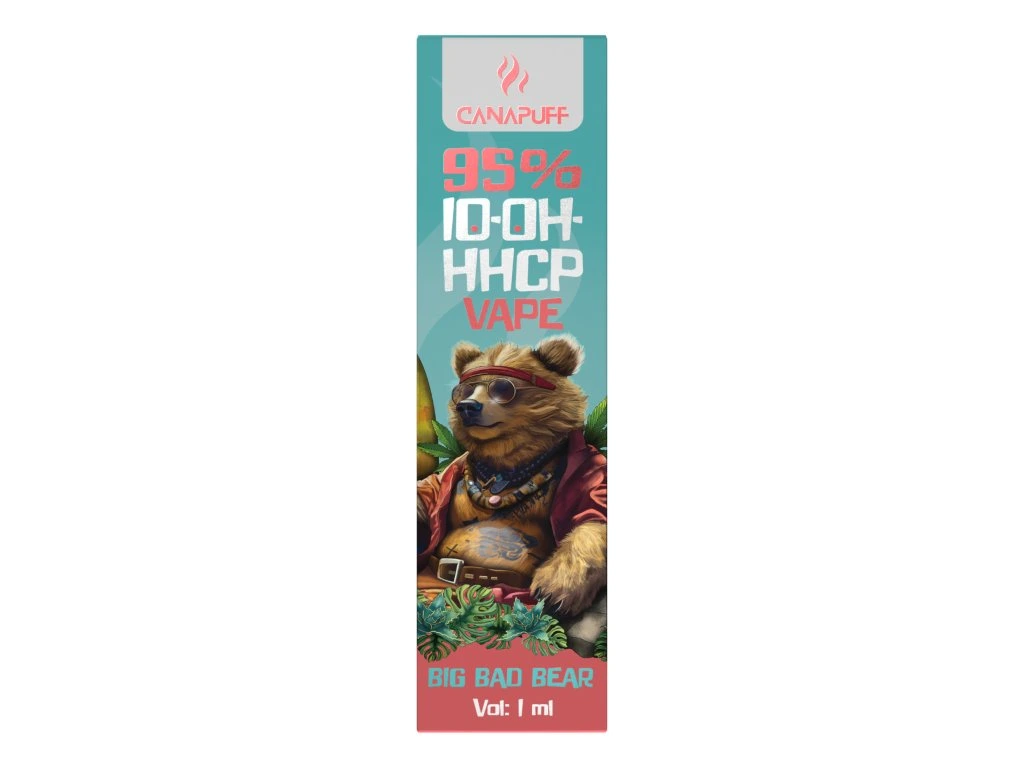 10-OH-HHCP Vapes 95% 1ml - Big Bad Bear