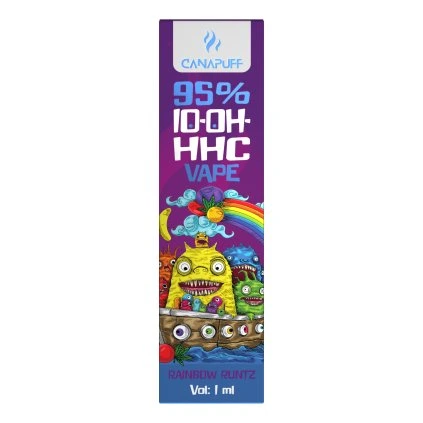 10-OH-HHC Vapes 95% 1ml - Rainbow Runtz