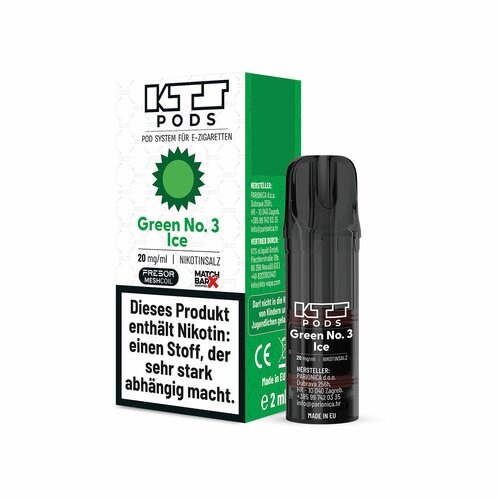 KTS Pod - Green No.3 Ice - 1Pcs