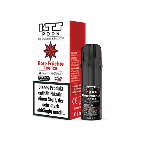 KTS Pod - Rote Früchtee Tee Ice - 1Pcs