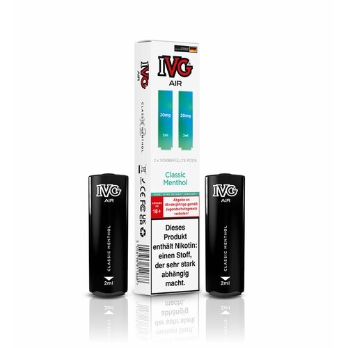 IVG AIR - Prefilled Pods (2 pcs) - Classic Menthol