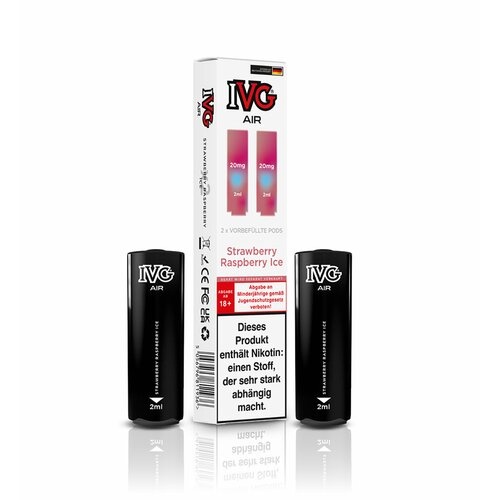 IVG AIR - Prefilled Pods (2 pcs) - Strawberry Raspberry Ice