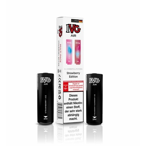 IVG AIR - Multi-Flavour Pods (2 pcs) - Strawberry Edition