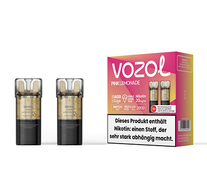VOZOL Switch Pro Pods - Pink Lemonade -  2Pcs