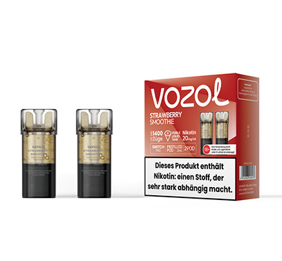 VOZOL Switch Pro Pods - Strawberry Smoothie -  2Pcs