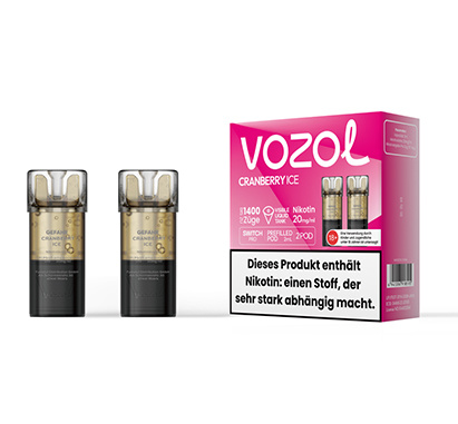 VOZOL Switch Pro Pods - Cranberry Ice -  2Pcs